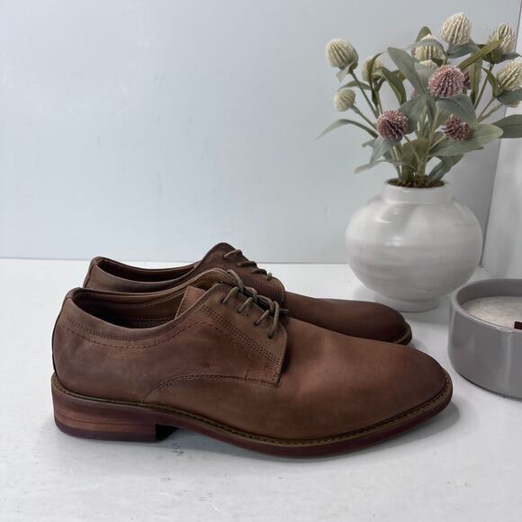 Steve Madden Kastor Derby Shoes Lace Up Leather Upper Brown Mens Size 7M - Picture 3 of 9